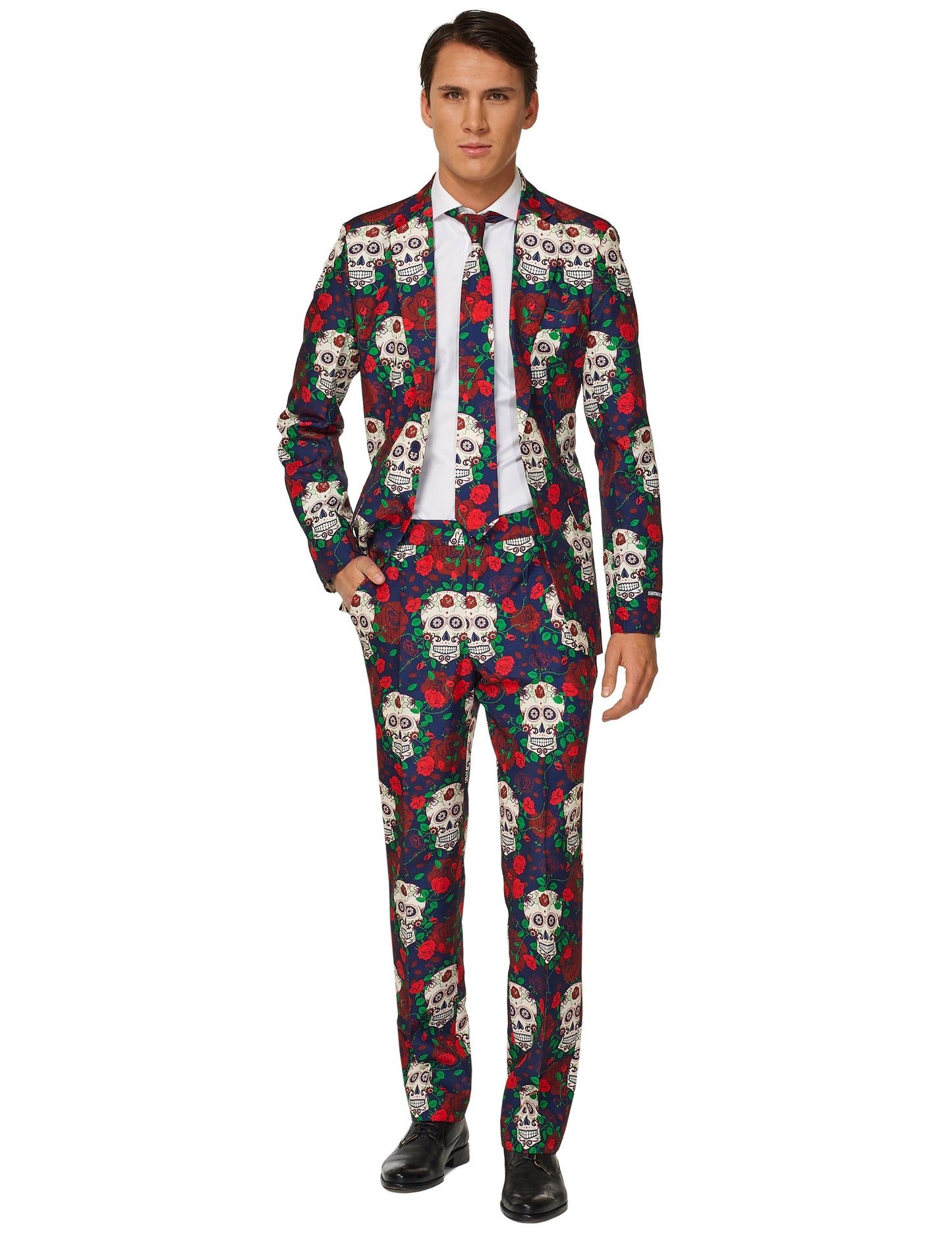 Kostým pán Skull Day of the Dead Homme Suitmeister