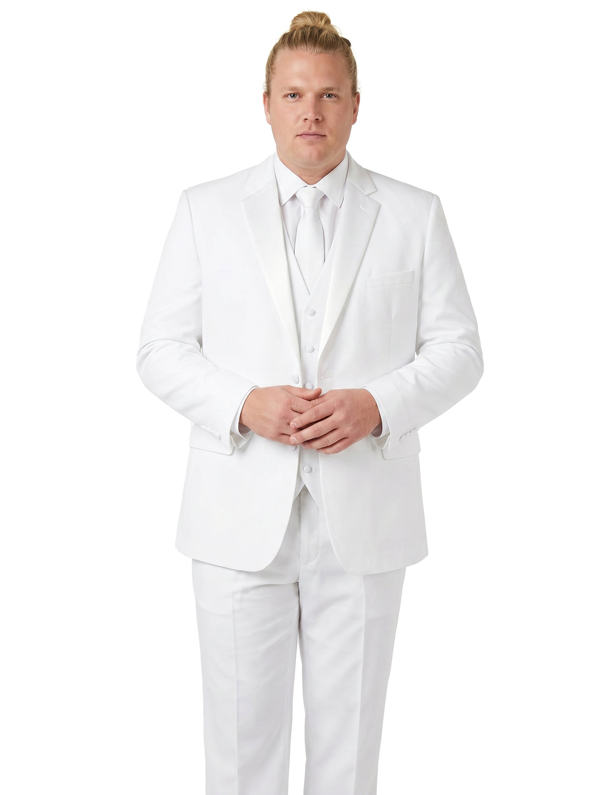Pánsky biely oblek Mr. Solid Suitmeister™