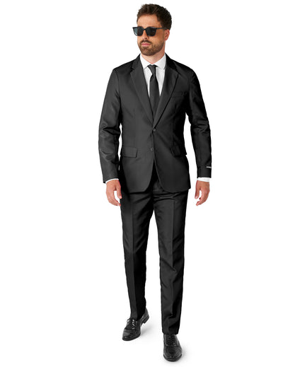 Pánsky čierny oblek Suitmeister™ Mr. Solid