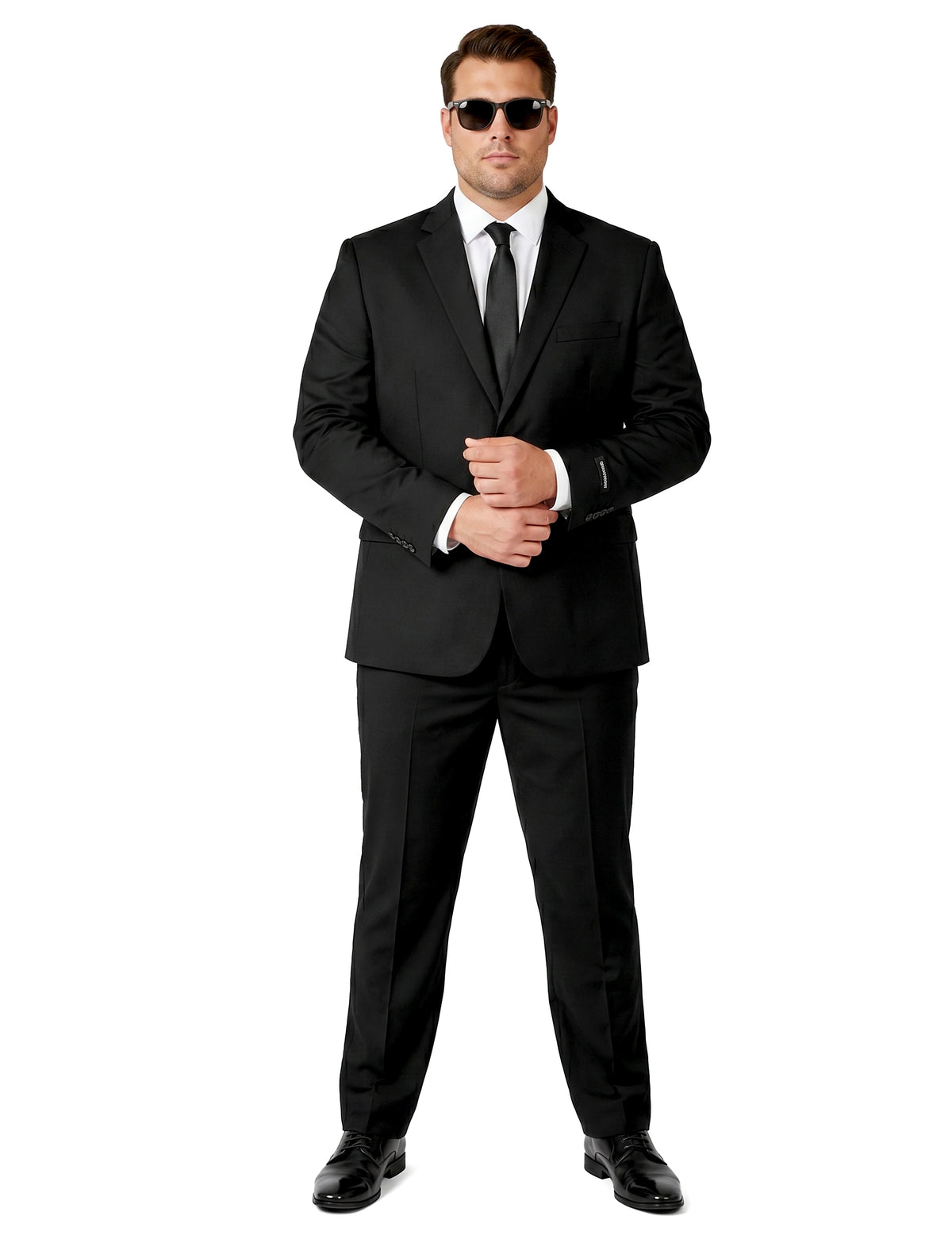 Pánsky čierny oblek Suitmeister™ Mr. Solid