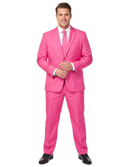 Pánsky oblek Mr. Solid v ružovej farbe Suitmeister™