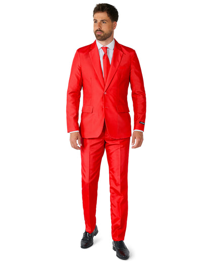 Pánsky červený oblek Mr. Solid Suitmeister™