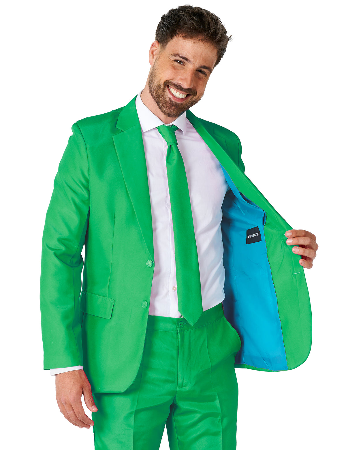 Pánsky zelený oblek Mr. Solid Suitmeister™