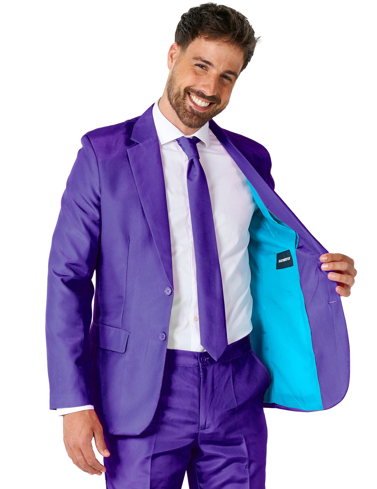 Pánsky fialový oblek Mr. Solid Suitmeister™