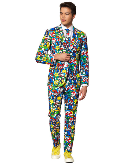 Kostým pán Super Mario Adult protiklady