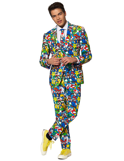 Kostým pán Super Mario Adult protiklady
