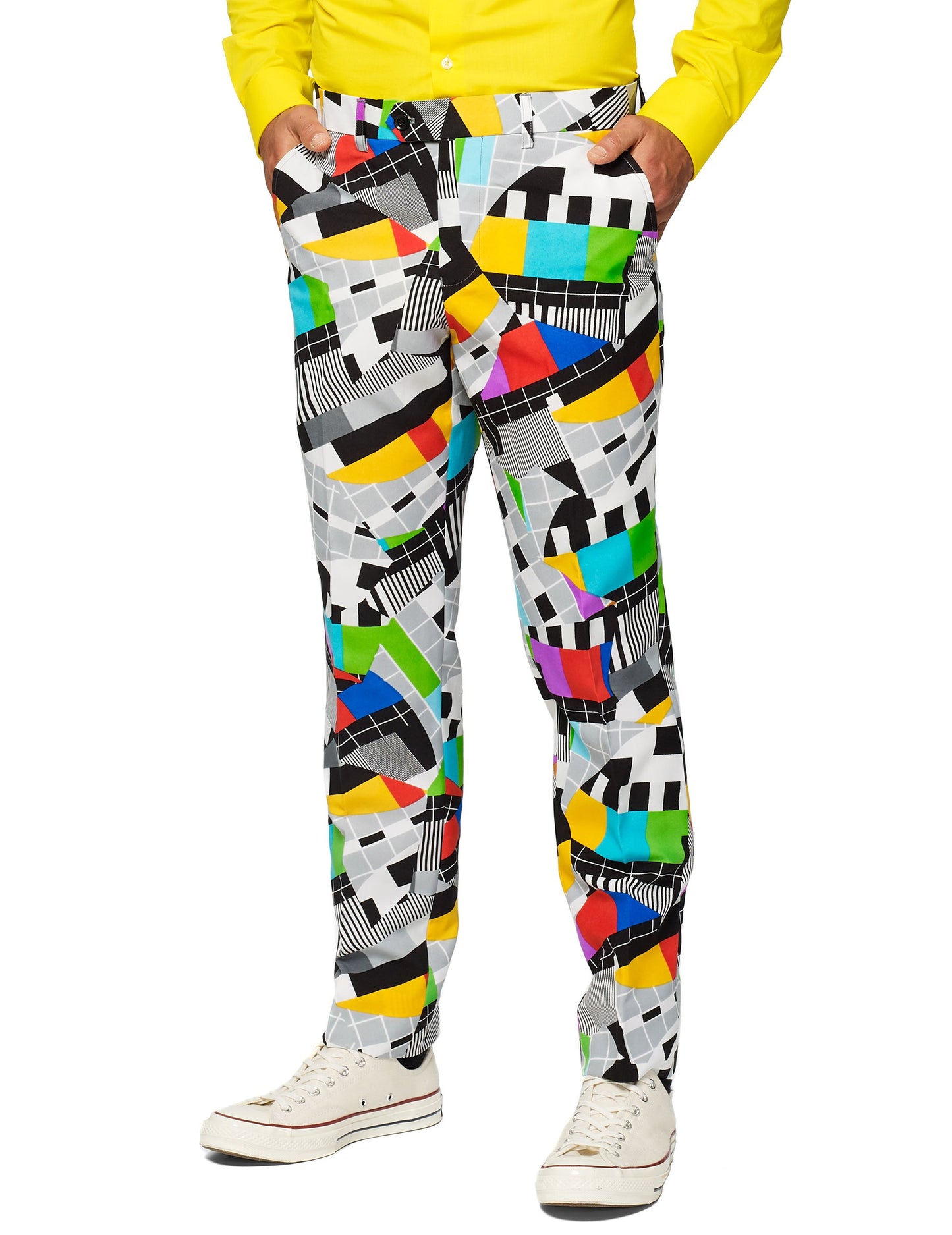 Vue du pantalon du Costume Mr. Technicolor Opposuits pour homme