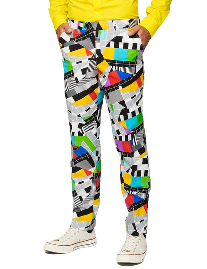 Vue du pantalon du Costume Mr. Technicolor Opposuits pour homme
