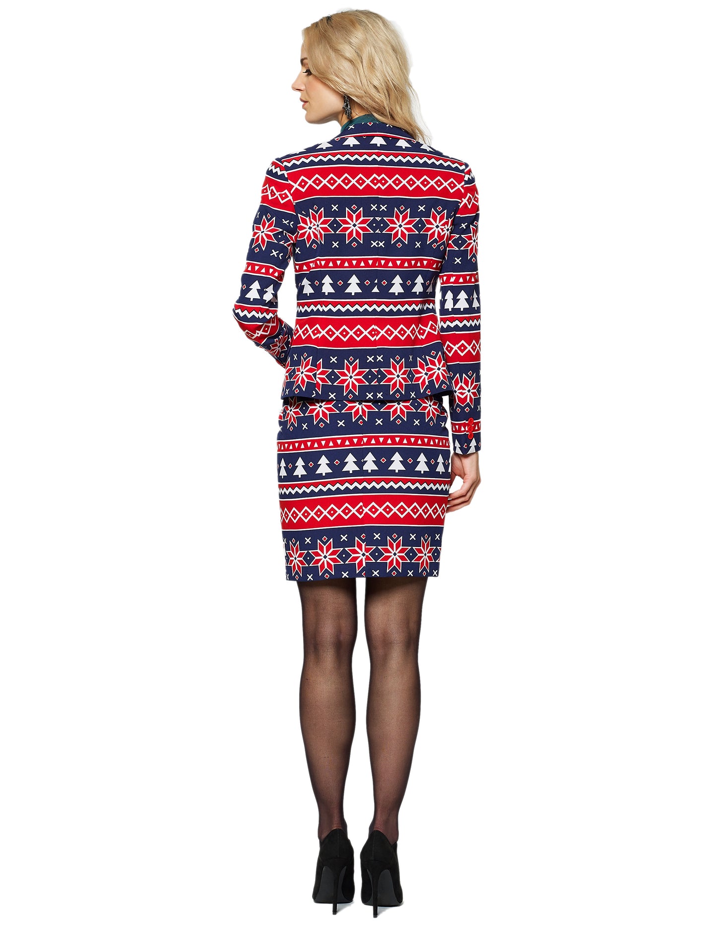 Pani Costume. Nordické vianočné ženy proti ženám