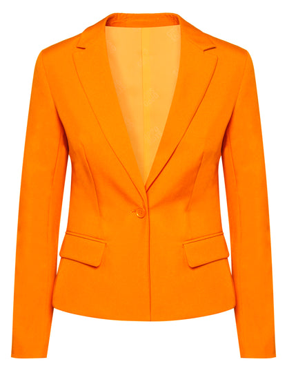 Détail de la veste du costume Mrs. Orange Opposuits