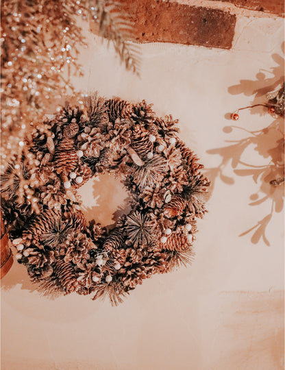 Vianočný veniec Začarovaného lesa 35 cm k prírodným živlom