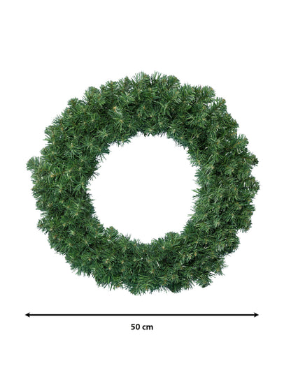 Vianočný veniec zo zelenej jedle 50 cm dekorácia dverí