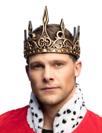 Nastaviteľný stredoveký kráľ koruna