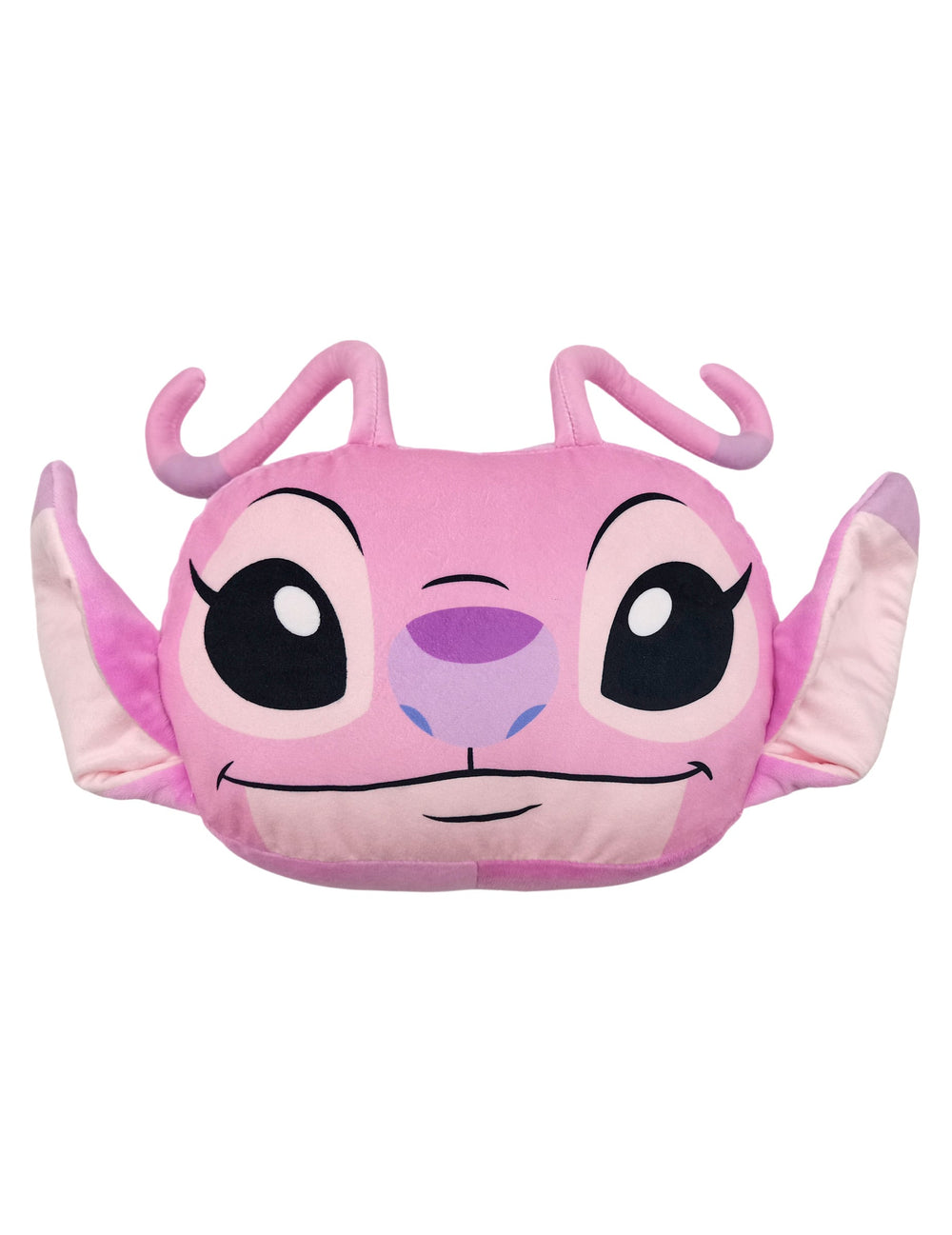 Coussin cocooning en forme de tête Angel Lilo & Stitch rose