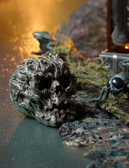 Mise en situation du crâne forêt pour décoration