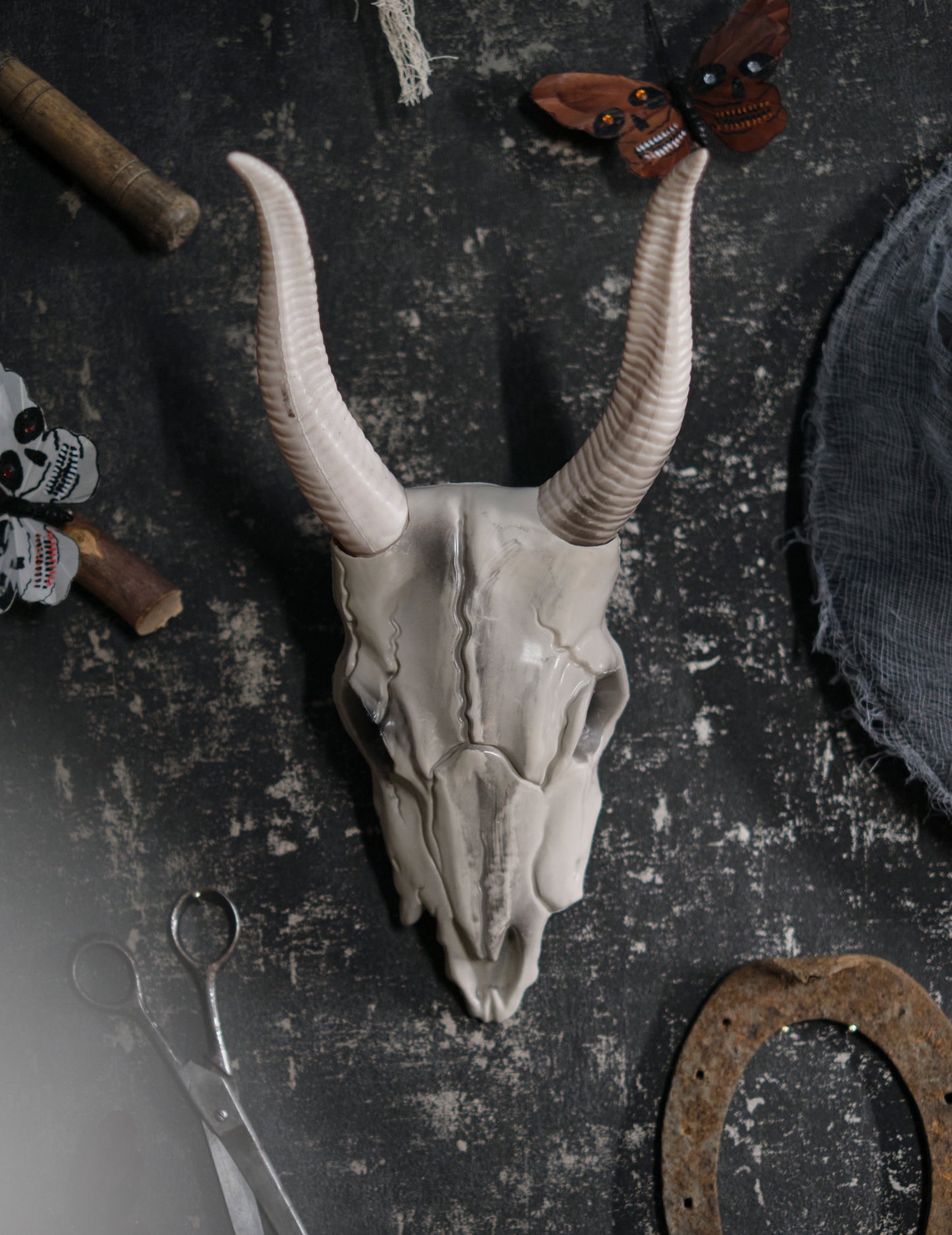 14 x 40 cm lebka Buffalo Head