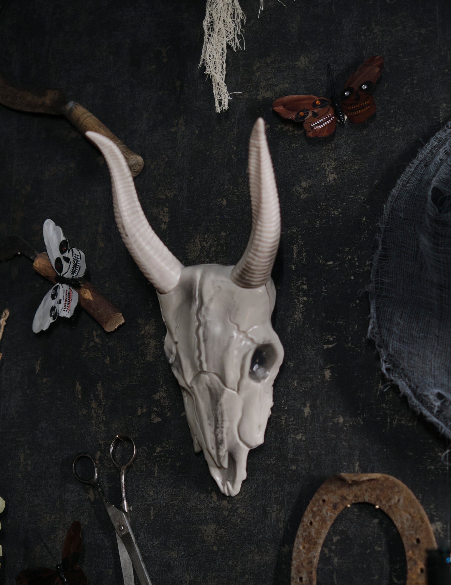 14 x 40 cm lebka Buffalo Head