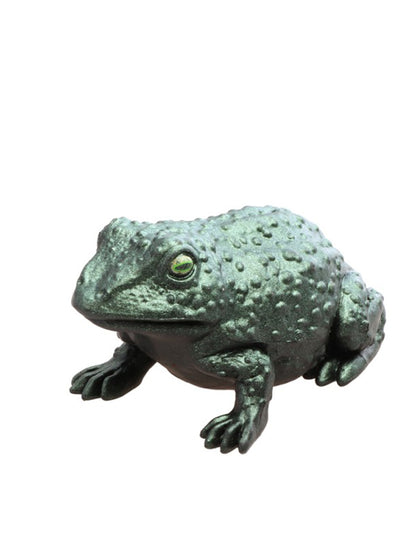 Dúhová zelená plastová ropucha 12.5 cm