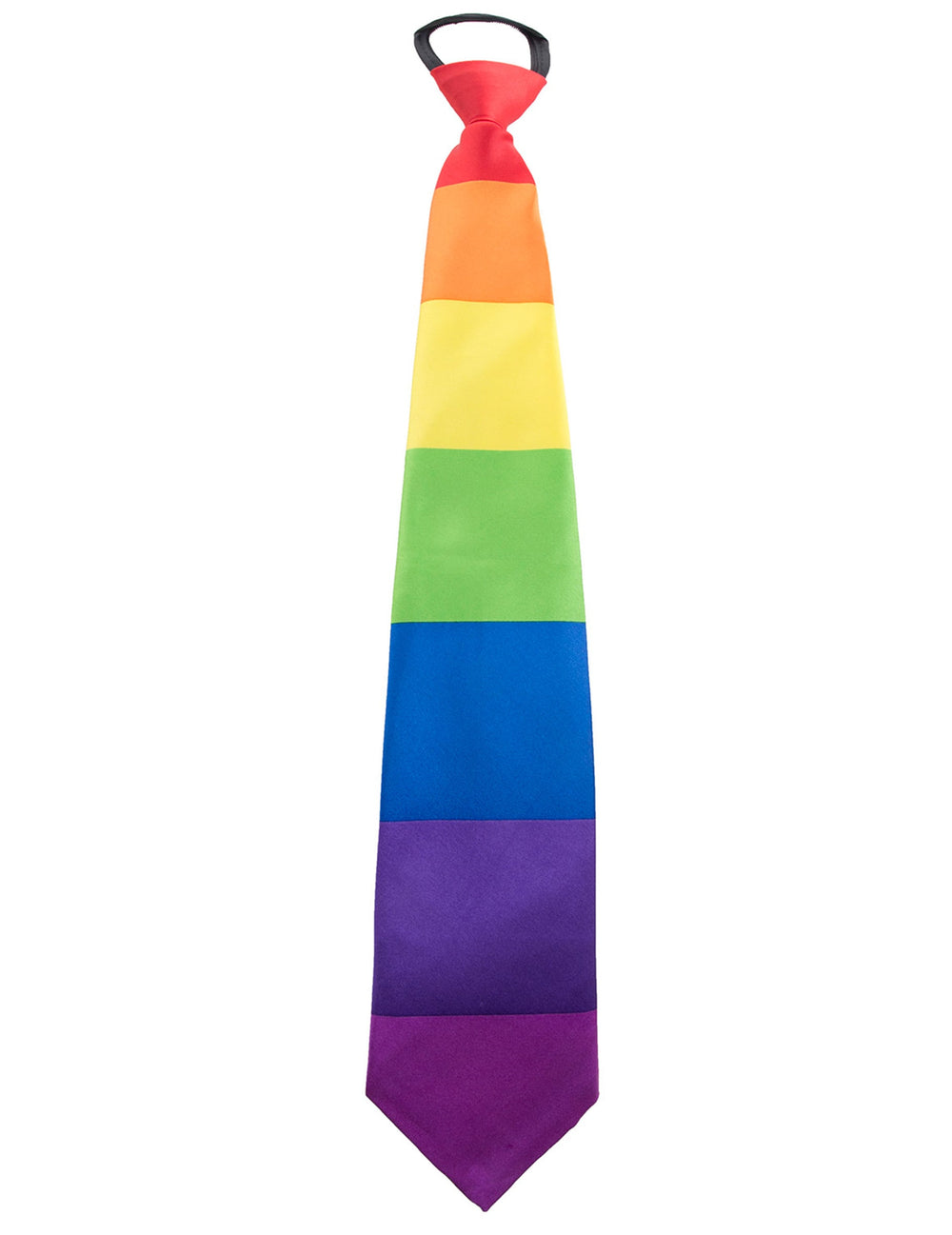 Cravate arc-en-ciel pour adulte multicolore