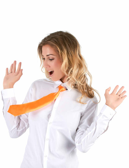 Oranžová kravata pre dospelých