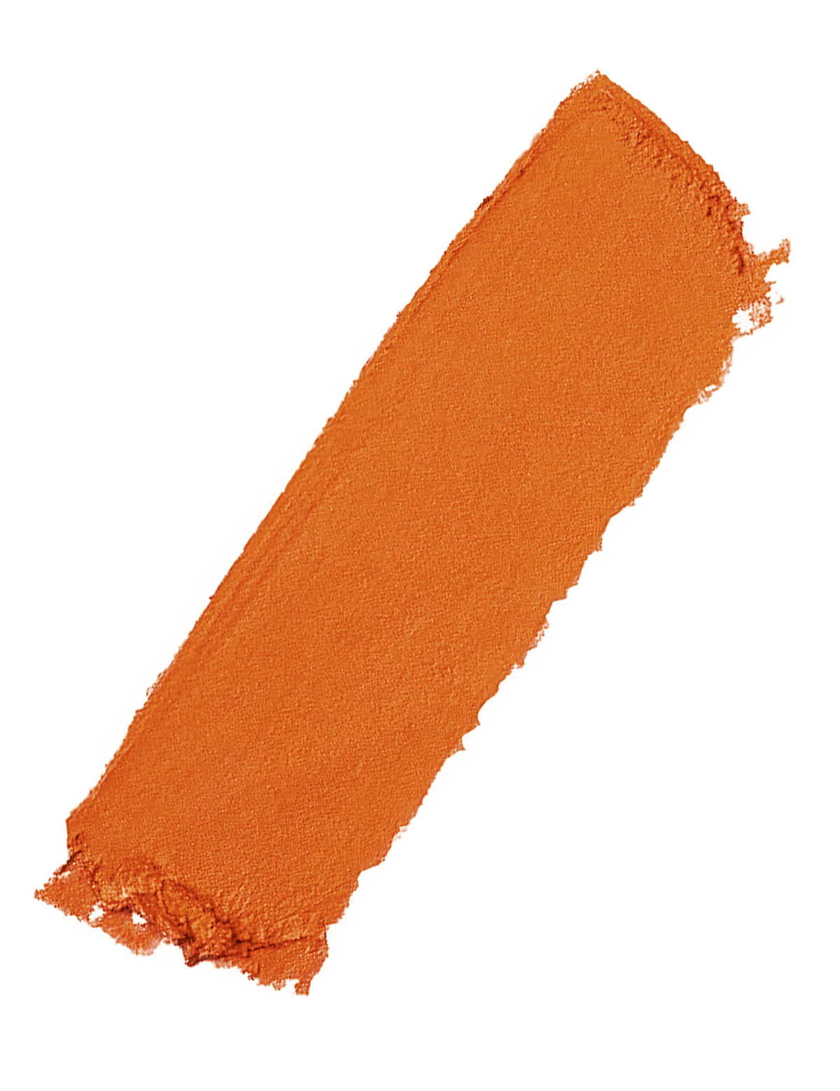 Trace de texture du crayon maquillage orange