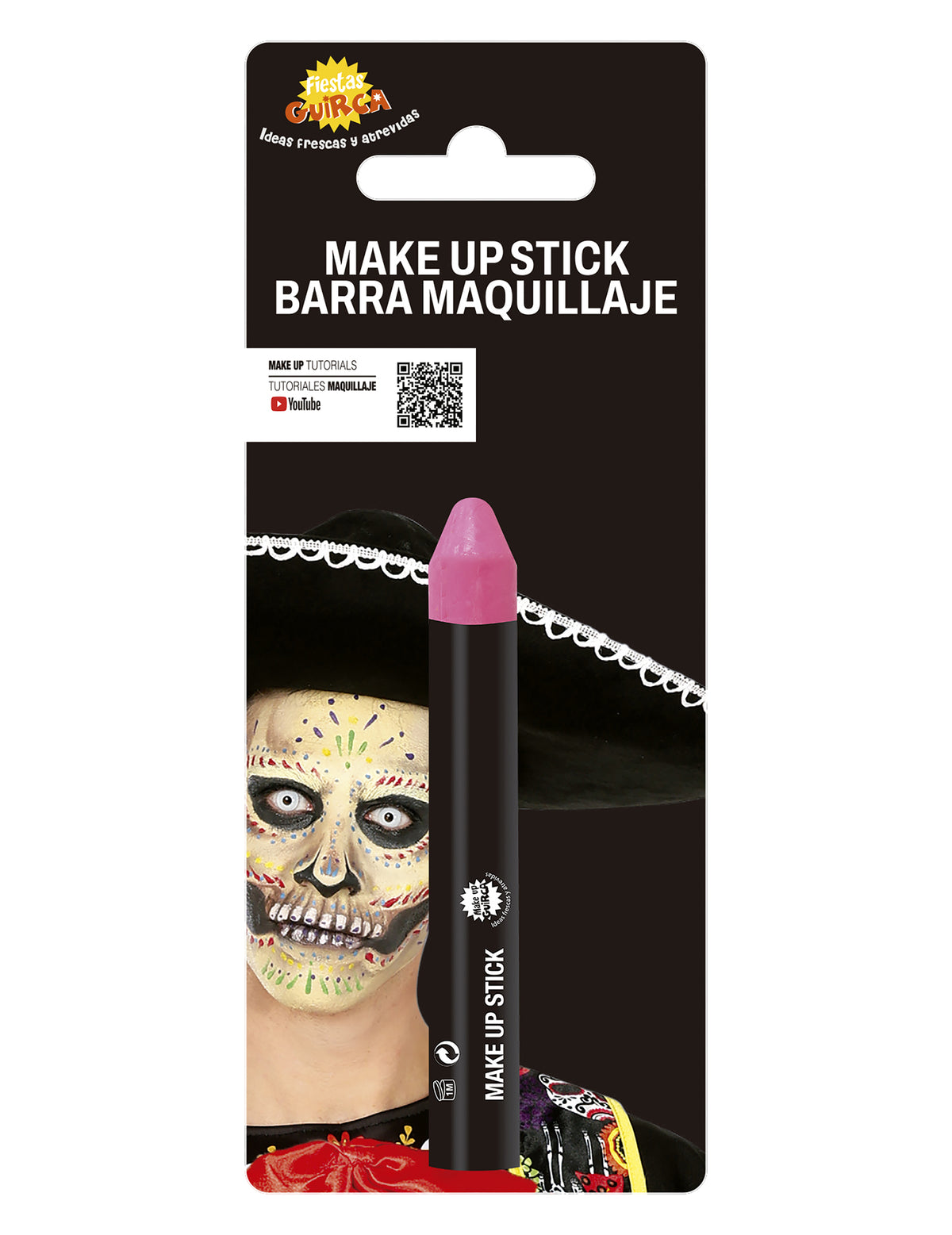 Vue de l'emballage du crayon maquillage pour fête