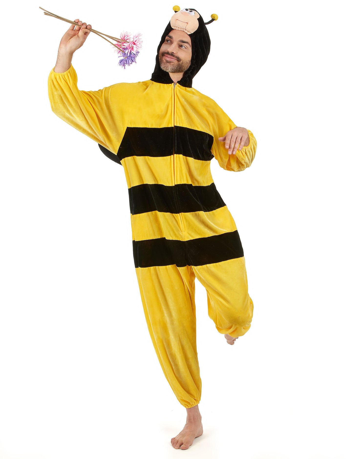 Kostým včely s krídlami pre dospelých 