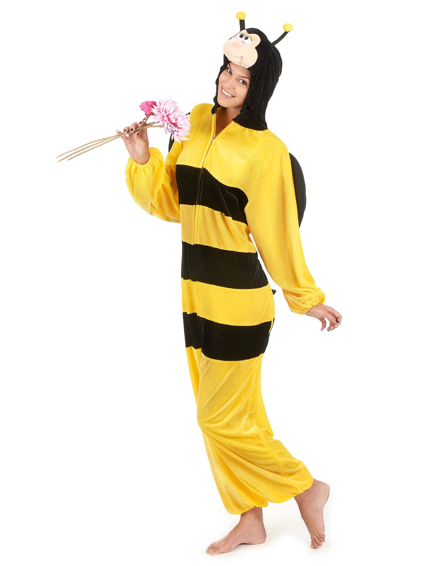 Kostým včely s krídlami pre dospelých 