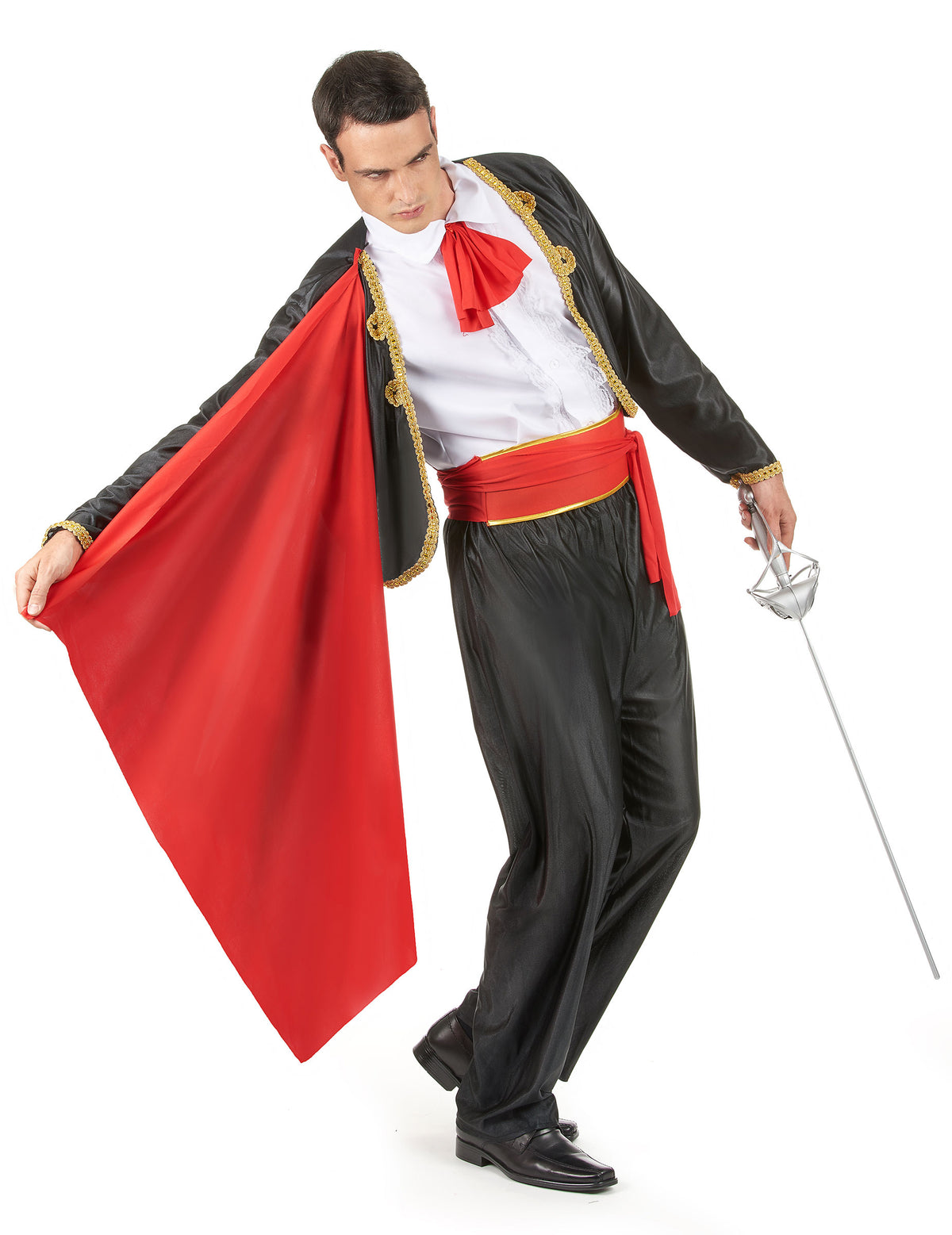 Épée tenue en main du déguisement de matador pour homme