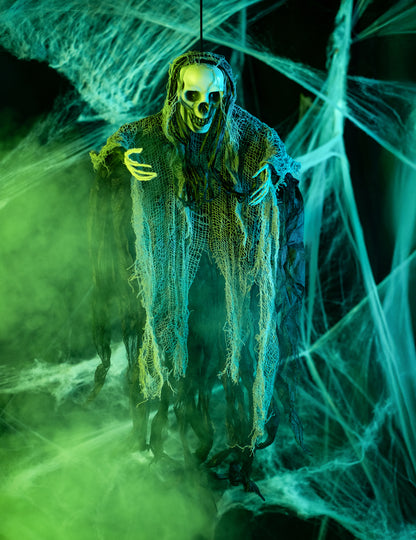 Dekorácia na zavesenie Halloween kosačky 90 cm