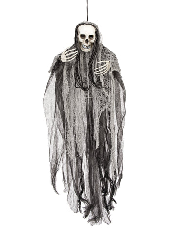 Dekorácia na zavesenie Halloween kosačky 90 cm