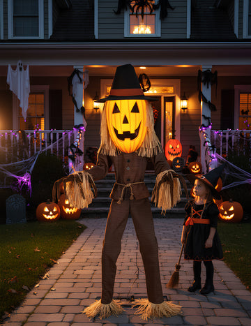 Animovaná dekorácia Pumpkin XL 182 cm Jack O'Lantern s pohybom a zvukom