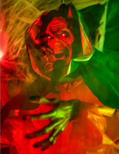 Animovaná a jasná dekorácia démonov 190 cm