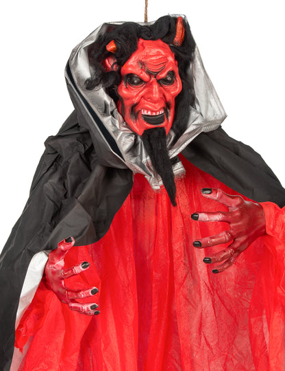 Animovaná a jasná dekorácia démonov 190 cm