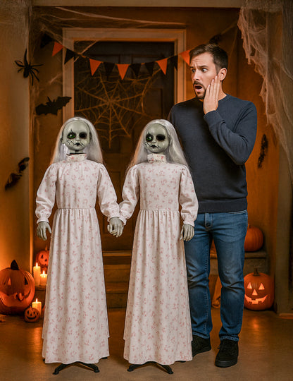 Animovaná dekorácia a desivé ďalekohľady 130 cm