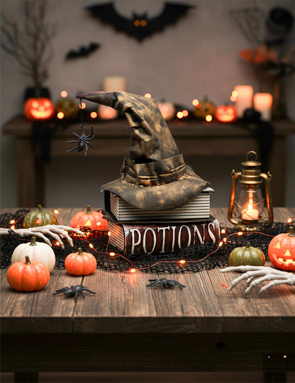 Animovaná dekorácia strašidelných kníh