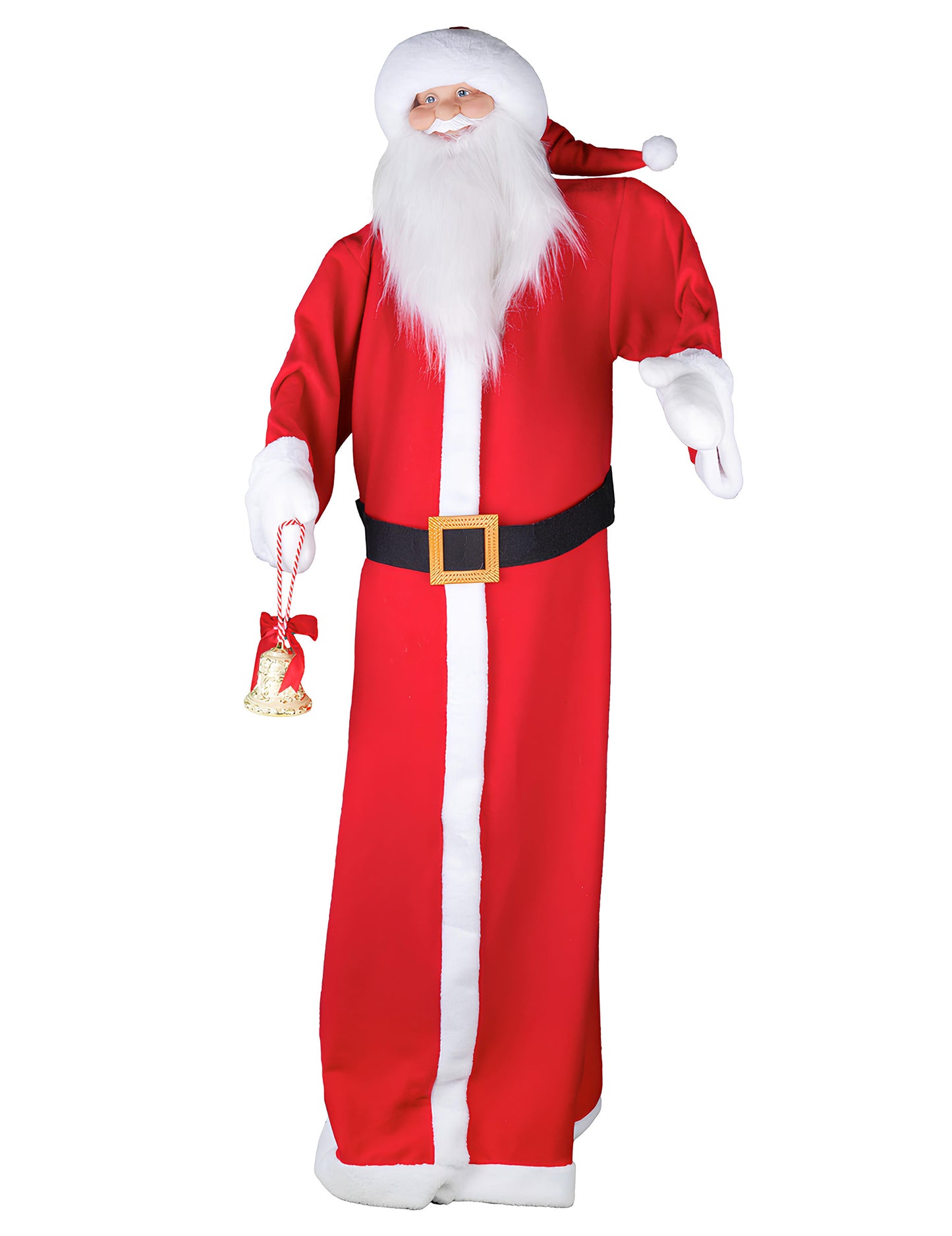 Animovaná vianočná dekorácia Santa Claus s pohybom, zvukom a svetlom 172 cm 