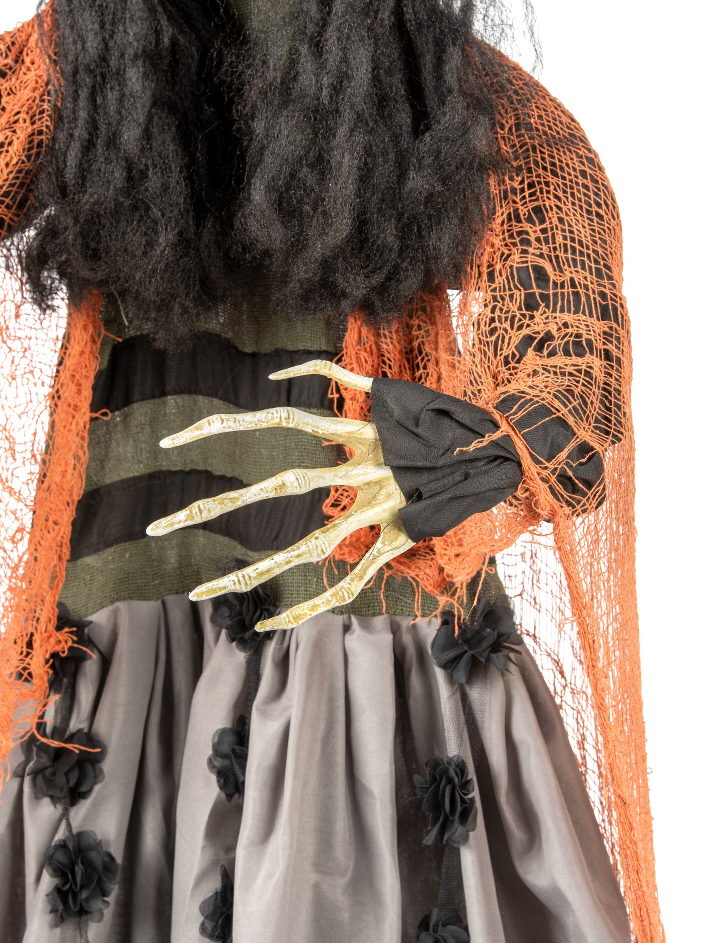 Animovaná, zvuková a svetelná závesná dekorácia čarodejnice 183 cm