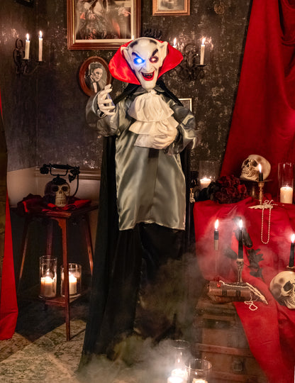 Animovaný zvuk a svetlo dekorácie upír s úsmevom 165 cm