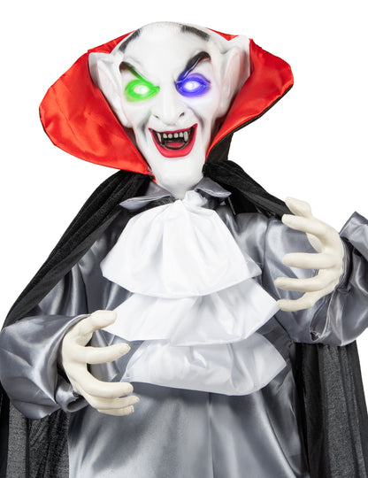 Animovaný zvuk a svetlo dekorácie upír s úsmevom 165 cm