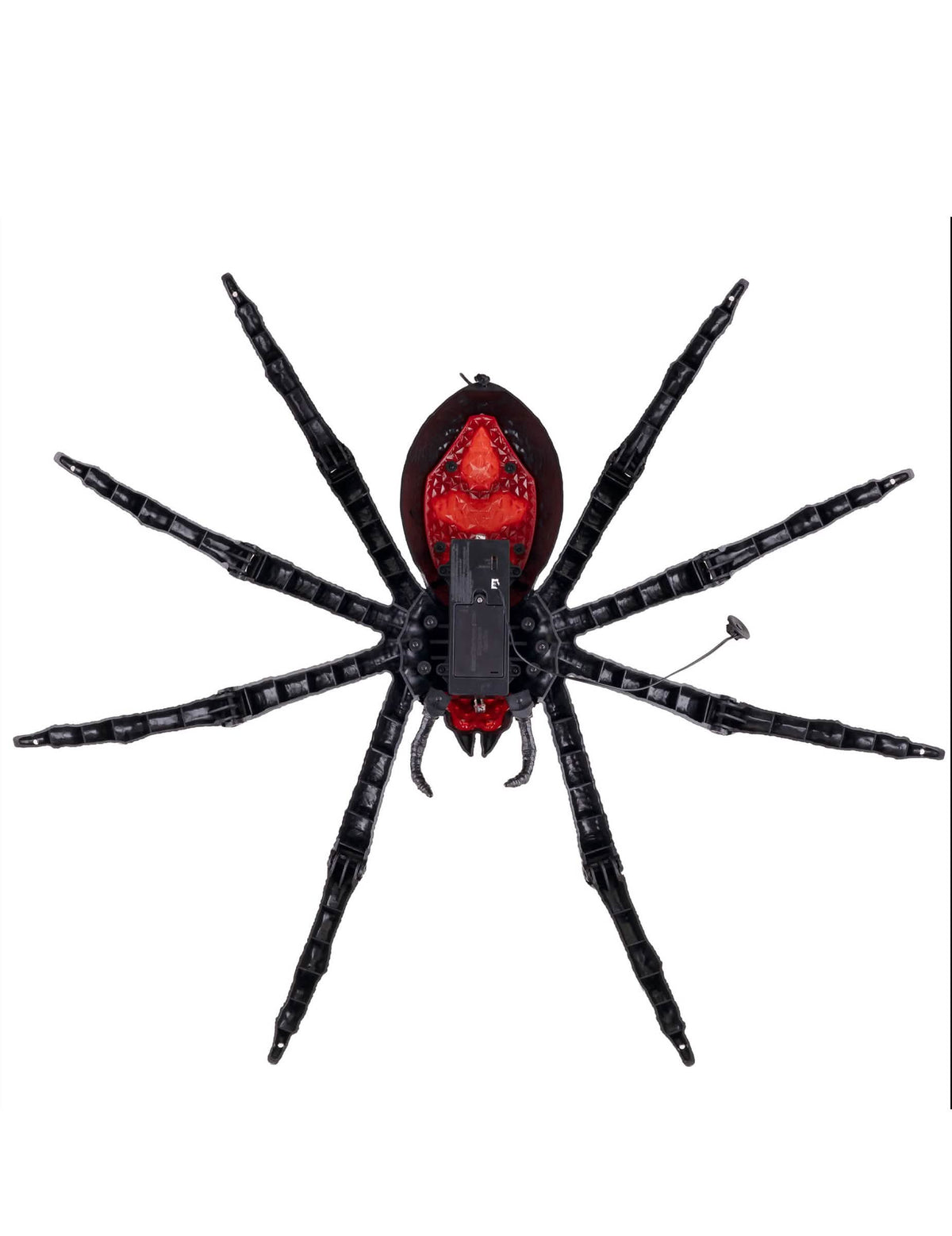 Zvuková a svetelná dekorácia čierna tarantula 70 x 15 x 42 cm