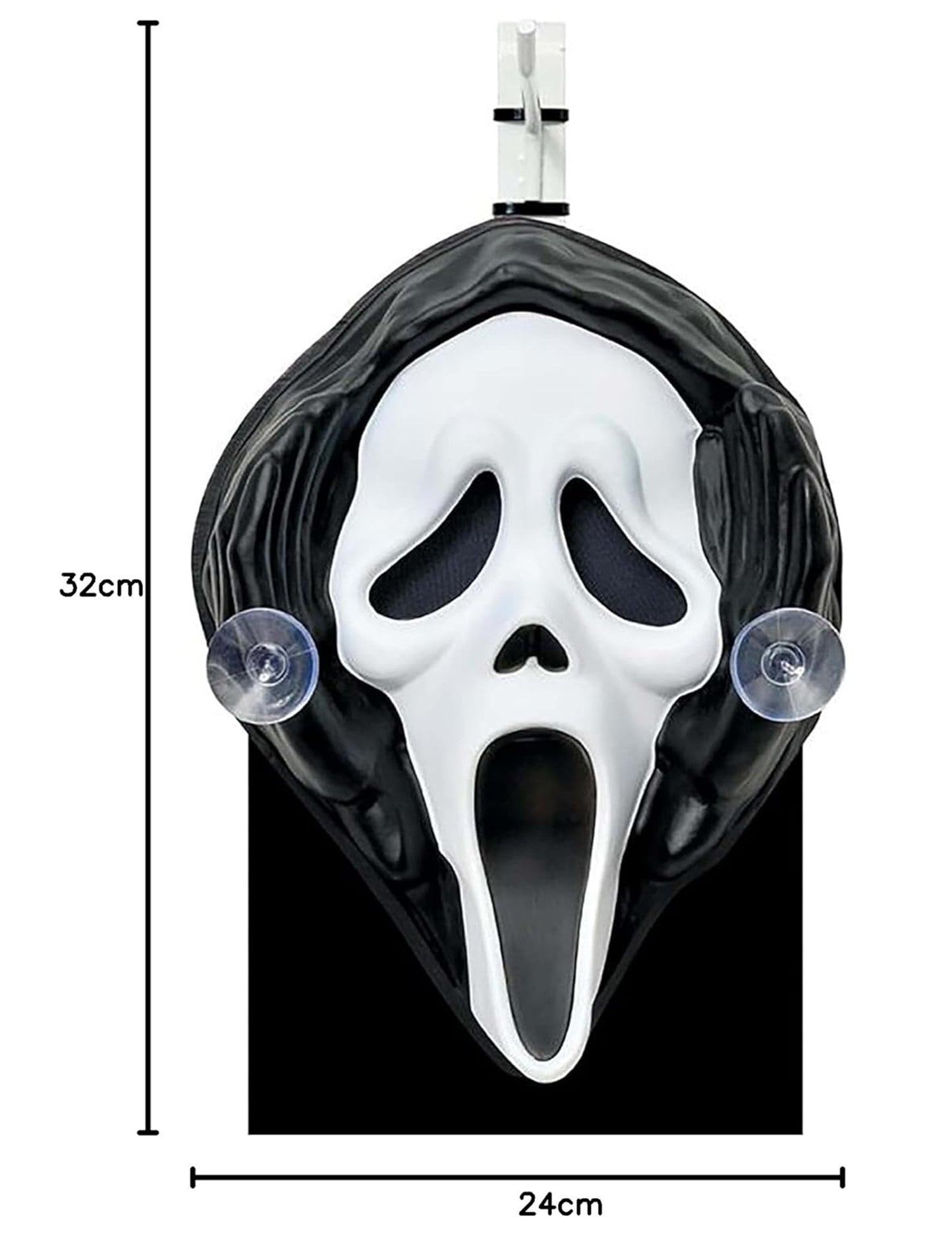 Svetelná okenná dekorácia Scream™ 