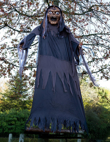 Halloween dekorácie čarodejnica zombie visí 350 cm