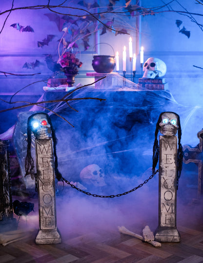 Ľahká dekorácia Halloween Hrob 72 cm