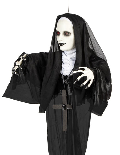 Závesná svietiaca dekorácia mníška 120 cm 