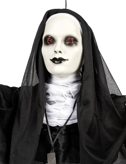 Závesná svietiaca dekorácia mníška 120 cm 