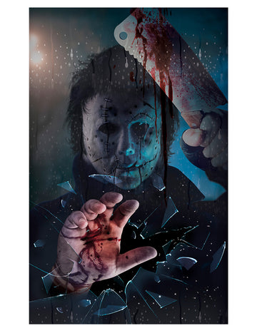 Dekorácia pre okenný sanguinársky vrah 80 x 120 cm