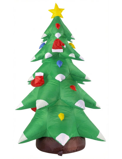 Nafukovacia a svietiaca vianočná stromčeková dekorácia 183 cm 