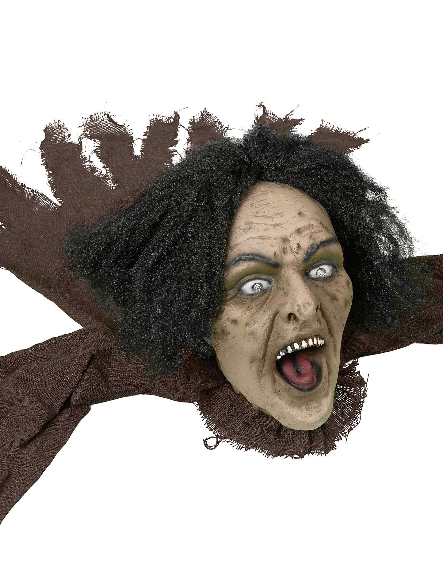 Zvuk a jasná dekorácia čarodejnice 90 cm Halloween