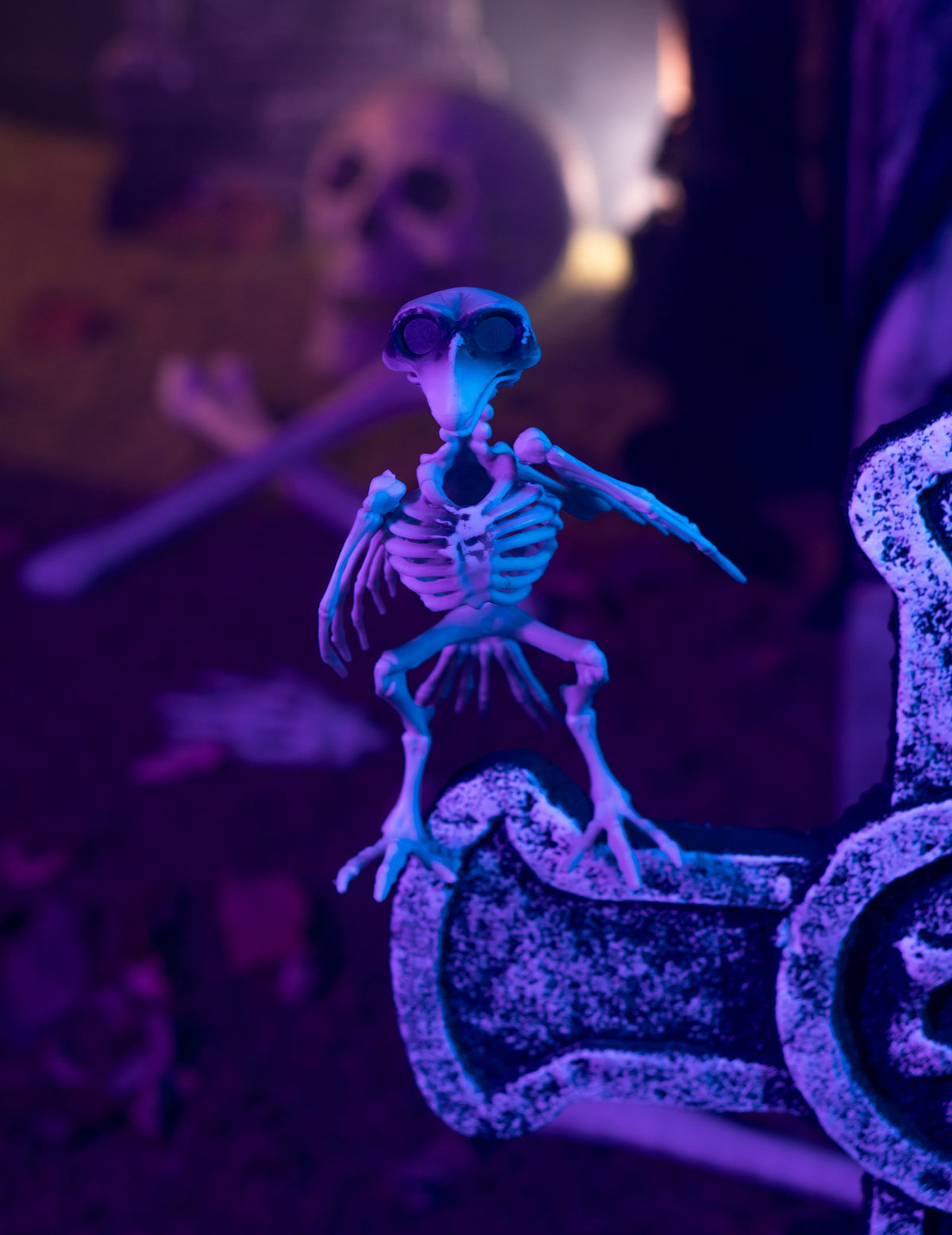 Dekorácia kostry Corbeau 19,5 cm Halloween